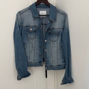 Celebrity Pink Medium Blue Denim Jacket